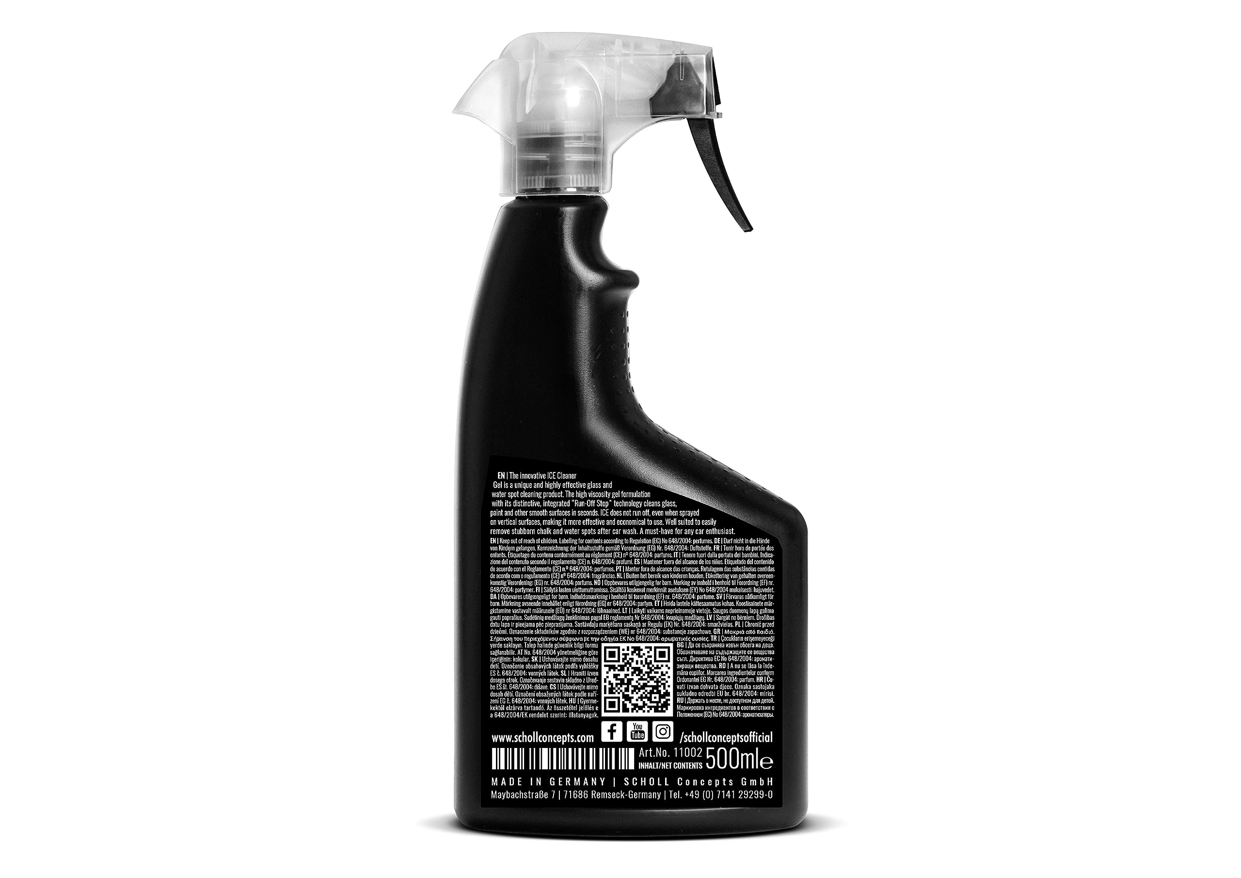 scholl-concepts-ice-glasreiniger-gel-500ml-wasserflecken image 2
