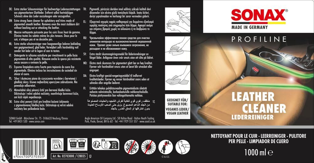 sonax-profiline-leathercleaner-lederreiniger-1-liter-glattleder image 2