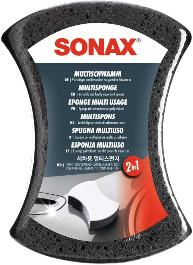 sonax-multischwamm-waschschwamm-grau-wei-autow-sche image 1