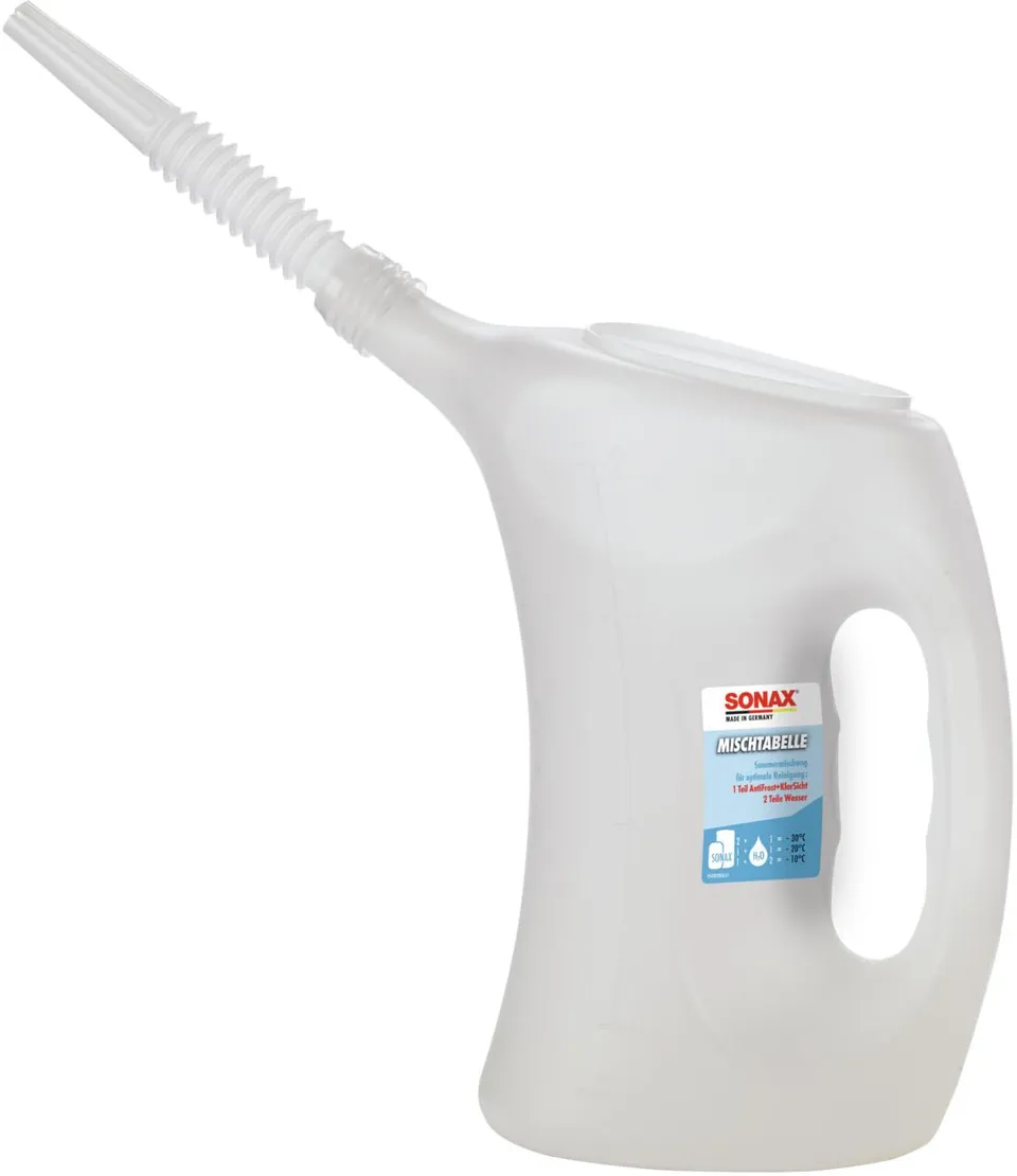 sonax-messbecher-mit-schlauch-2-liter-dosierbecher image 1