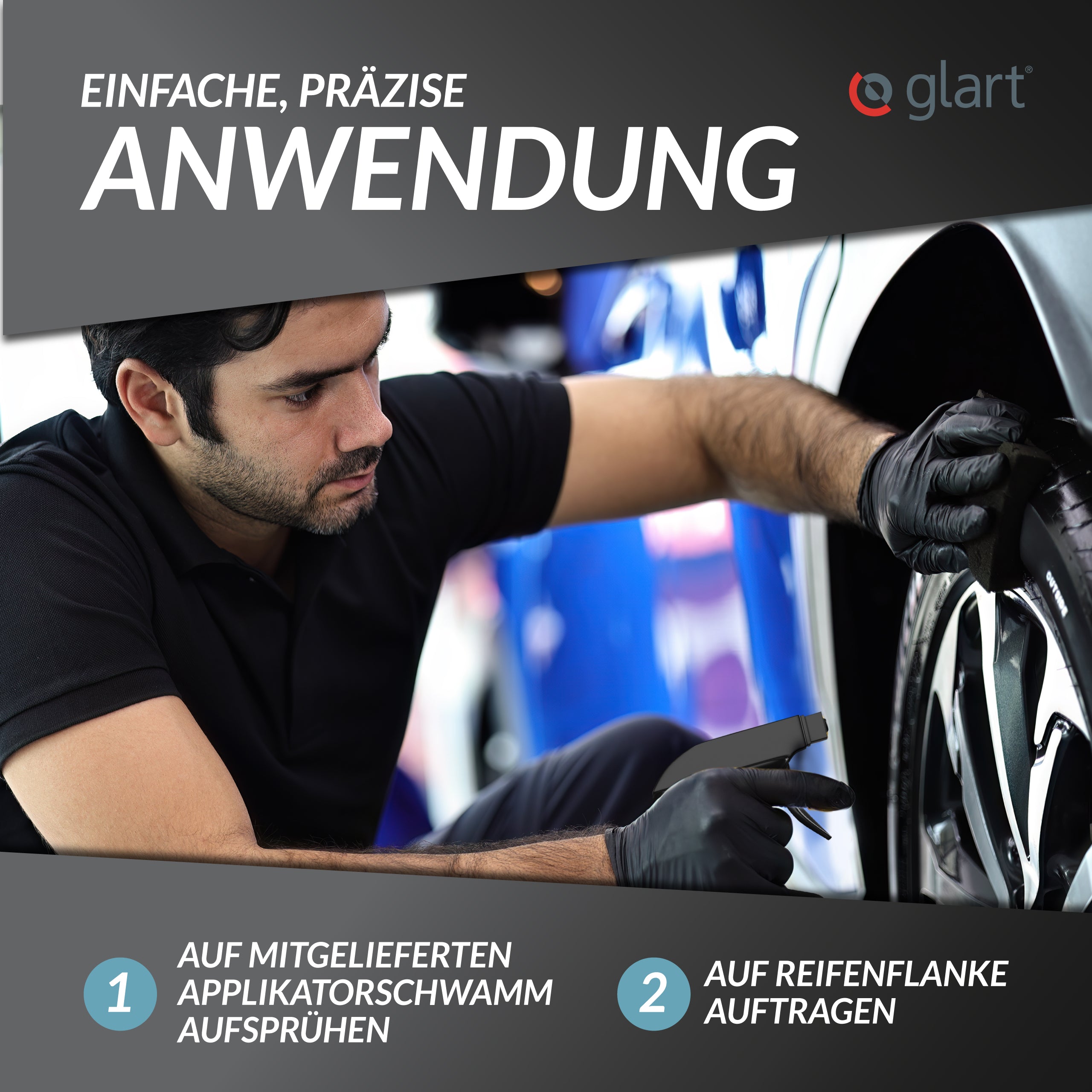glart-451rk-reifenglanzspray-1000-ml-mit-schwamm-seidenmatt image 4