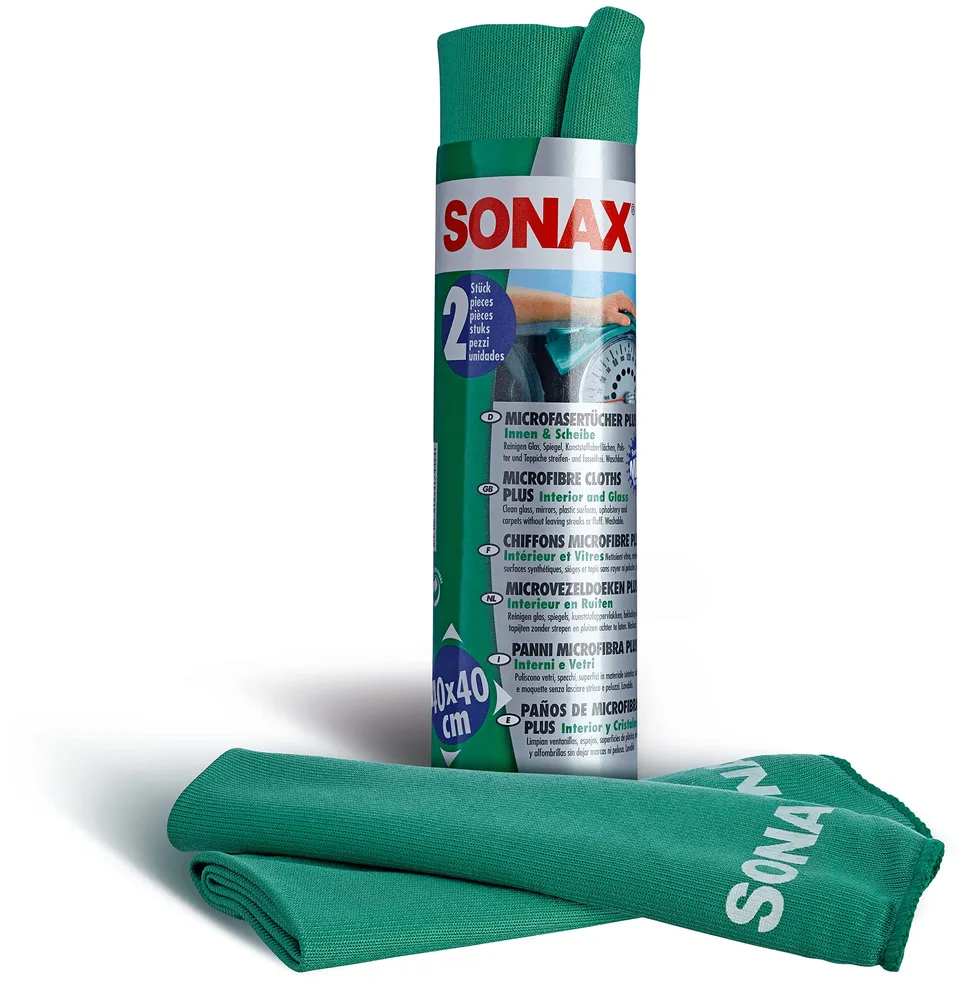 sonax-microfasert-cher-plus-innen-scheibe-2-st-ck-streifenfrei image 1
