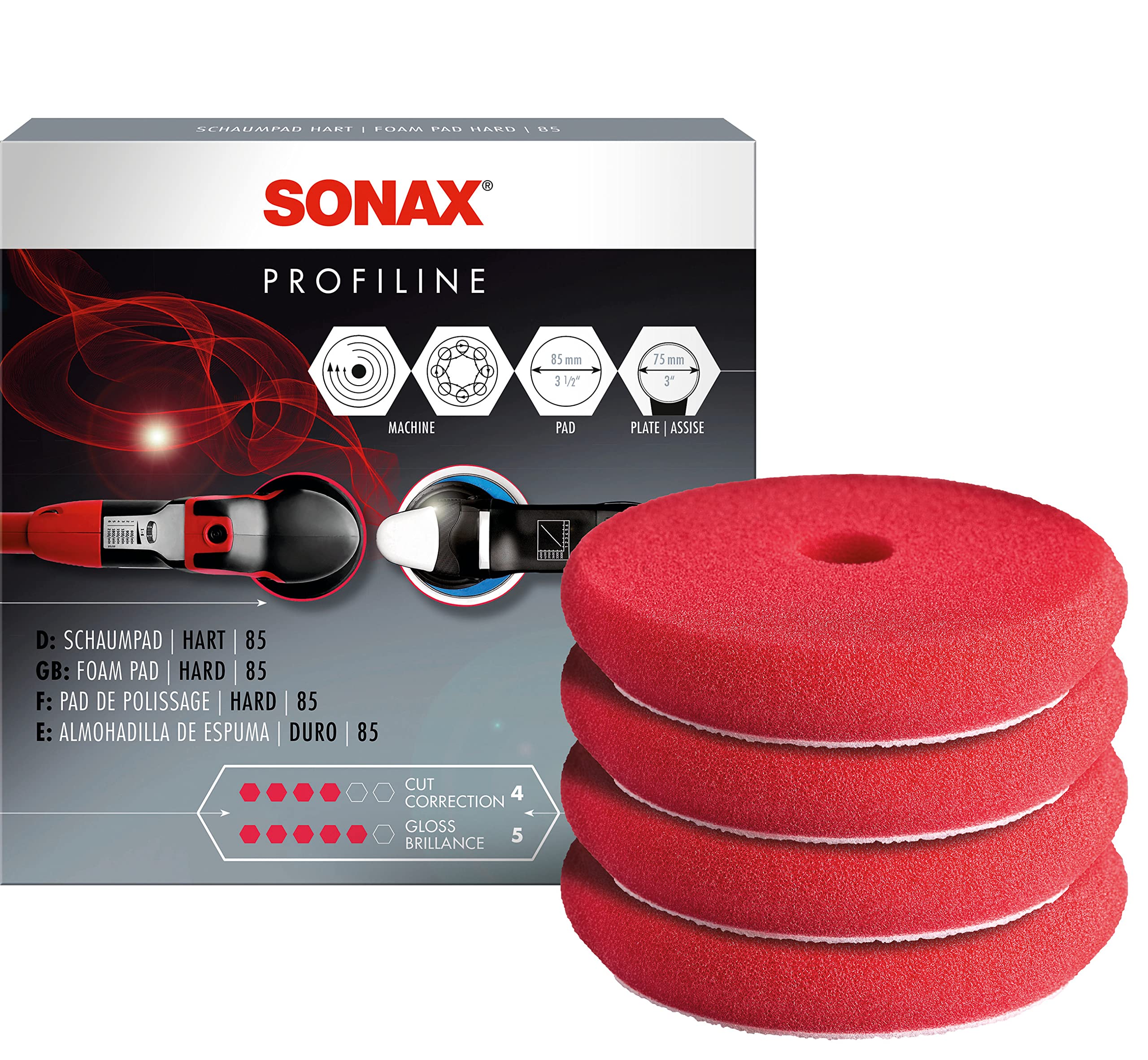 sonax-schaumpad-hart-85-polierpad-4-st-ck-85-mm image 1