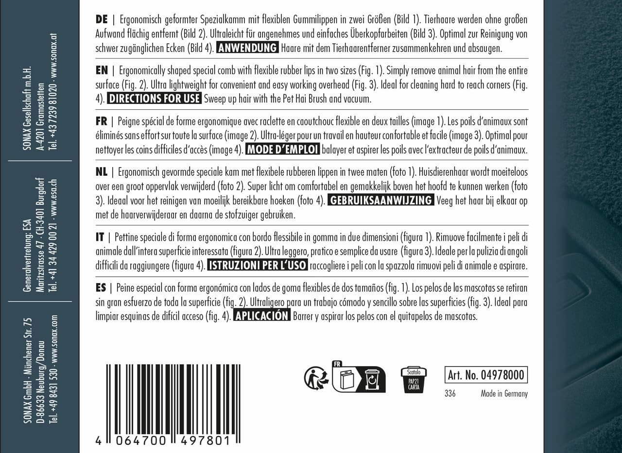 sonax-tierhaarentferner-b-rste-hundehaare-katzenhaare-auto-1-st-ck image 3