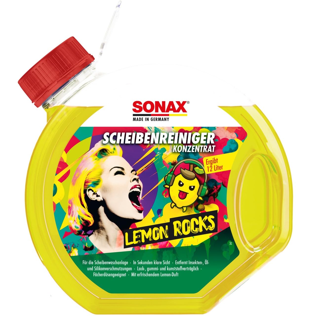 sonax-scheibenreiniger-konzentrat-lemon-rocks-wischwasser-3l image 1