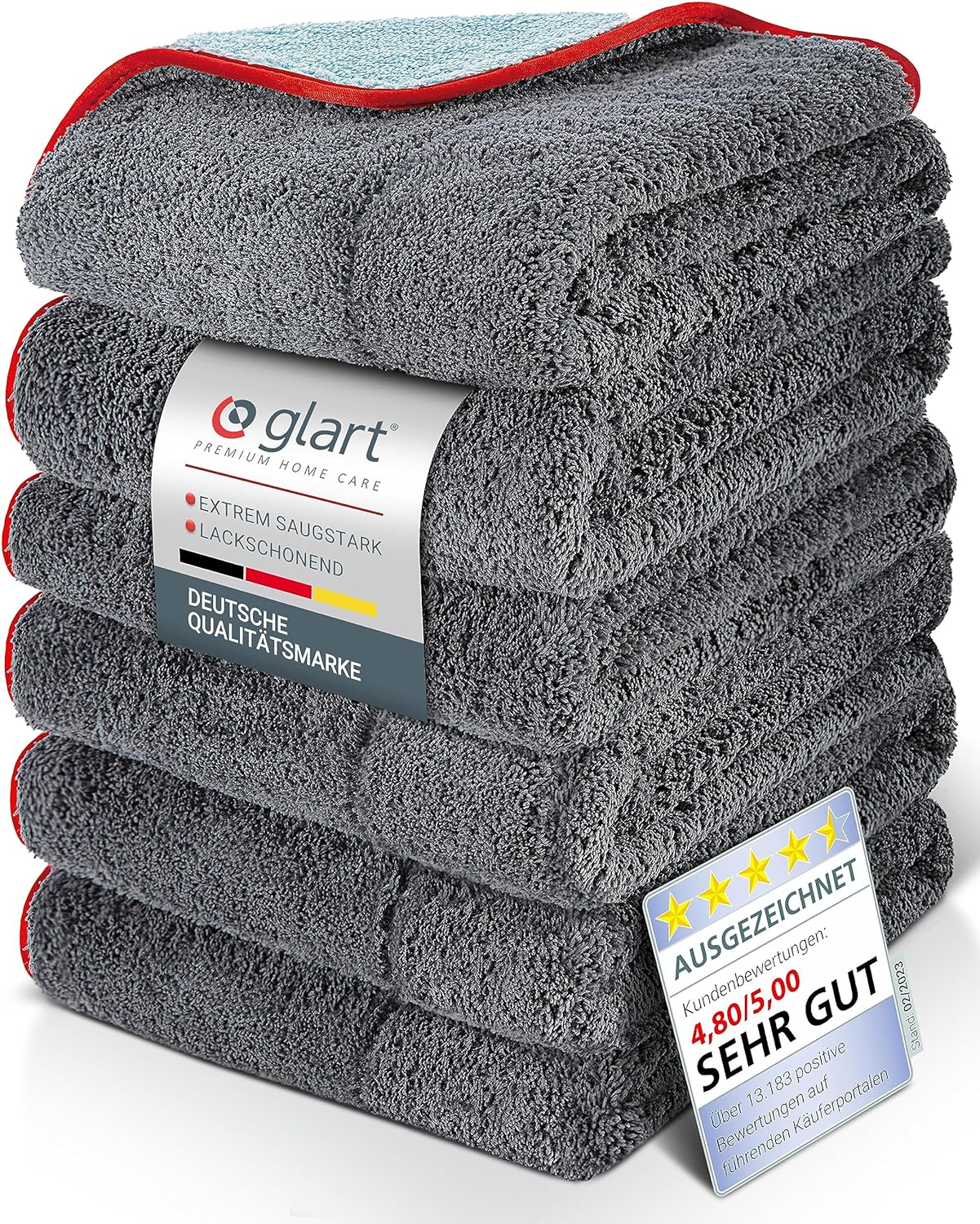 glart-auto-poliertuch-trockentuch-60x40-cm-6er-set-kratzfrei image 1