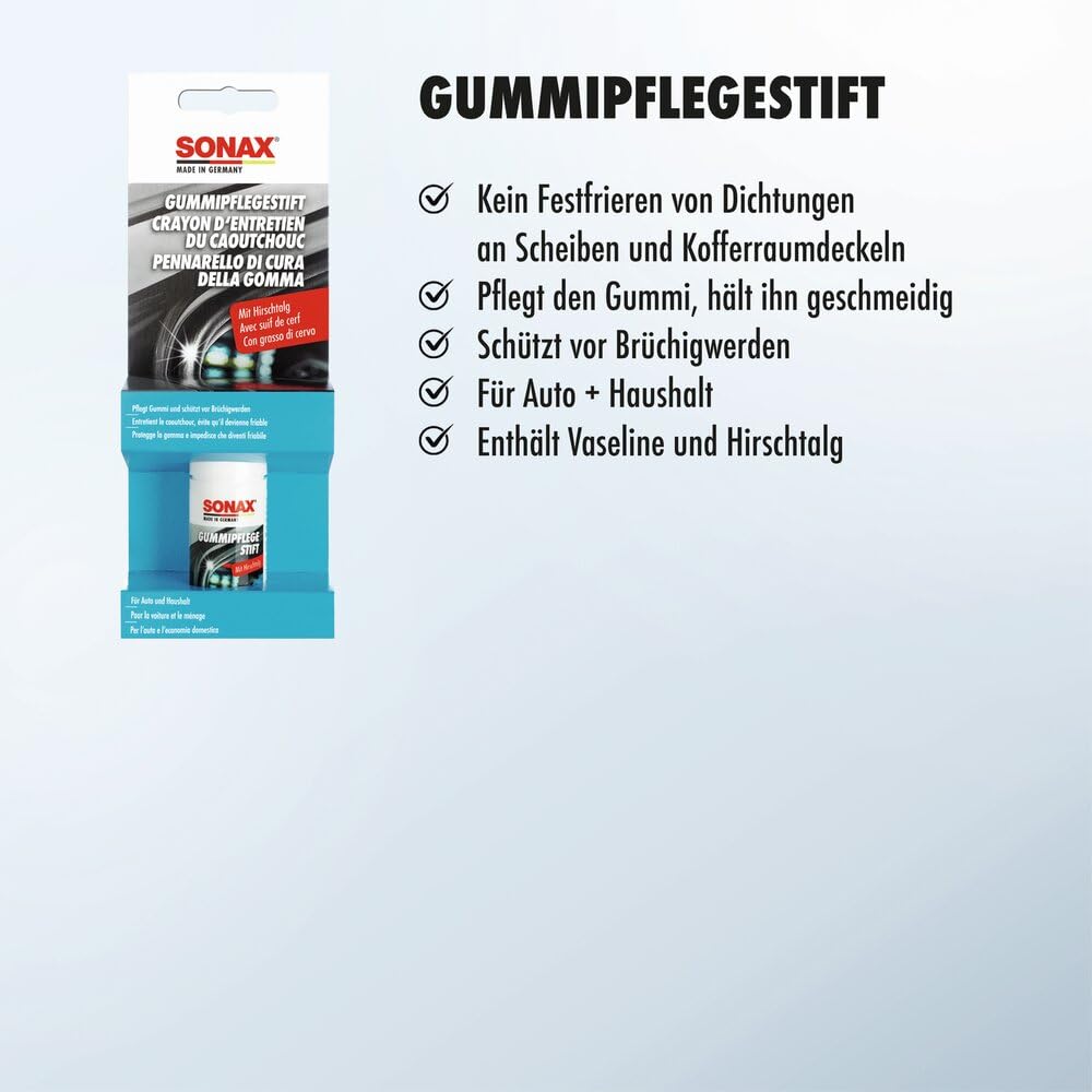 sonax-gummipflegestift-20-g-mit-hirschtalg-f-r-dichtungen image 3