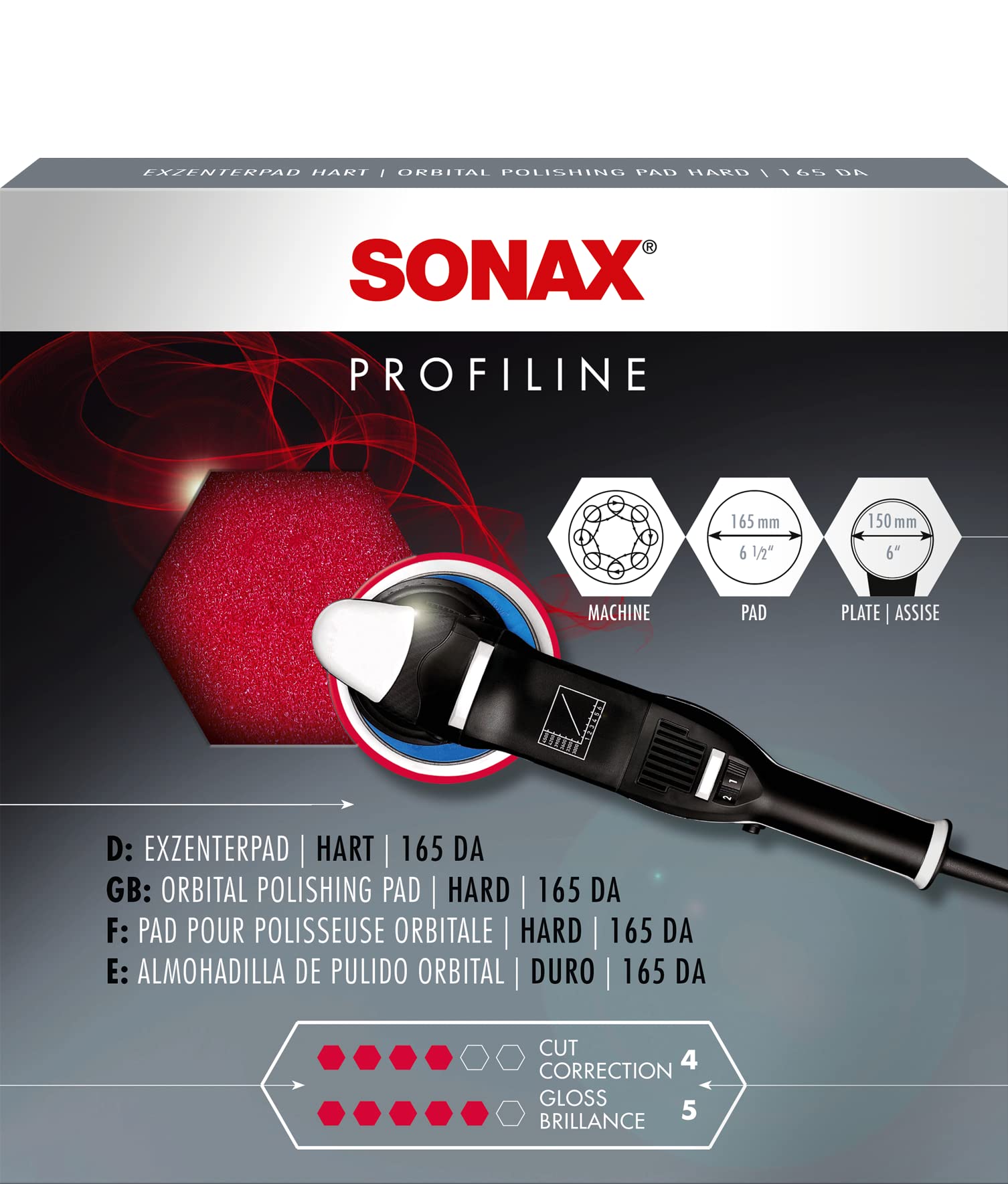 sonax-exzenterpad-hart-165-polierschwamm-exzenter-kratzer image 2