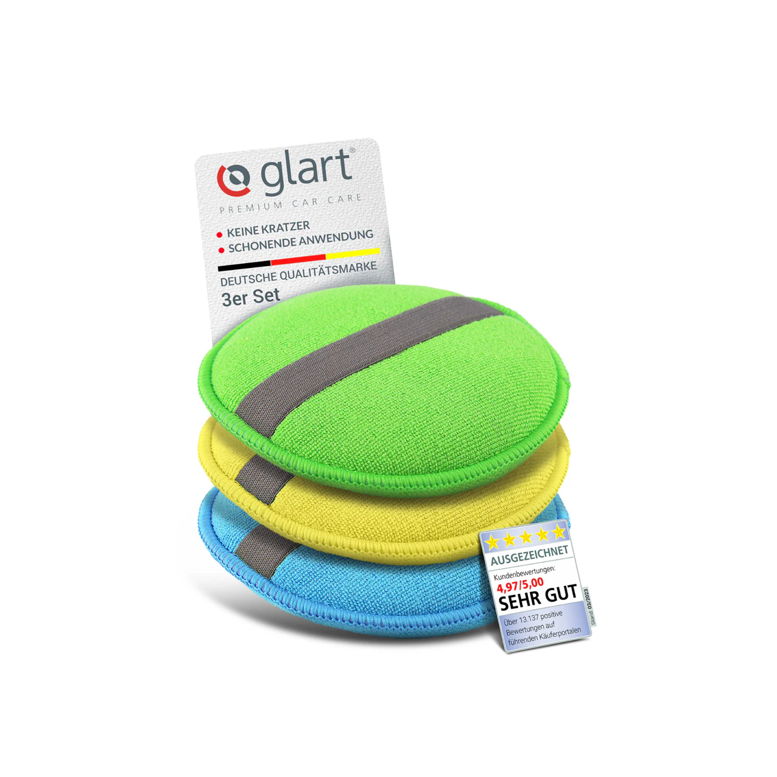 glart-polierschw-mme-43pp-polierpad-3er-set-130-mm-wachs image 1
