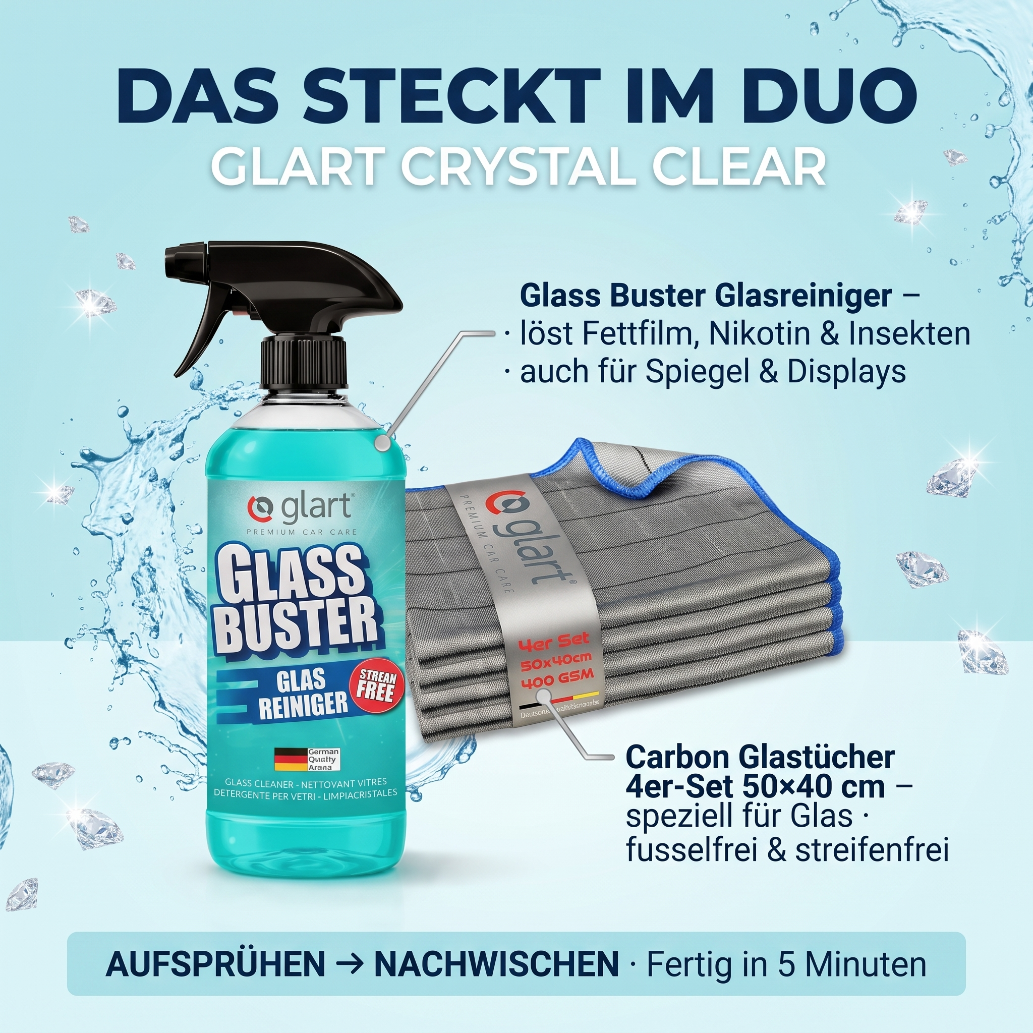 glart-crystal-clear-scheibenreinigung-bundle-glas-set image 2