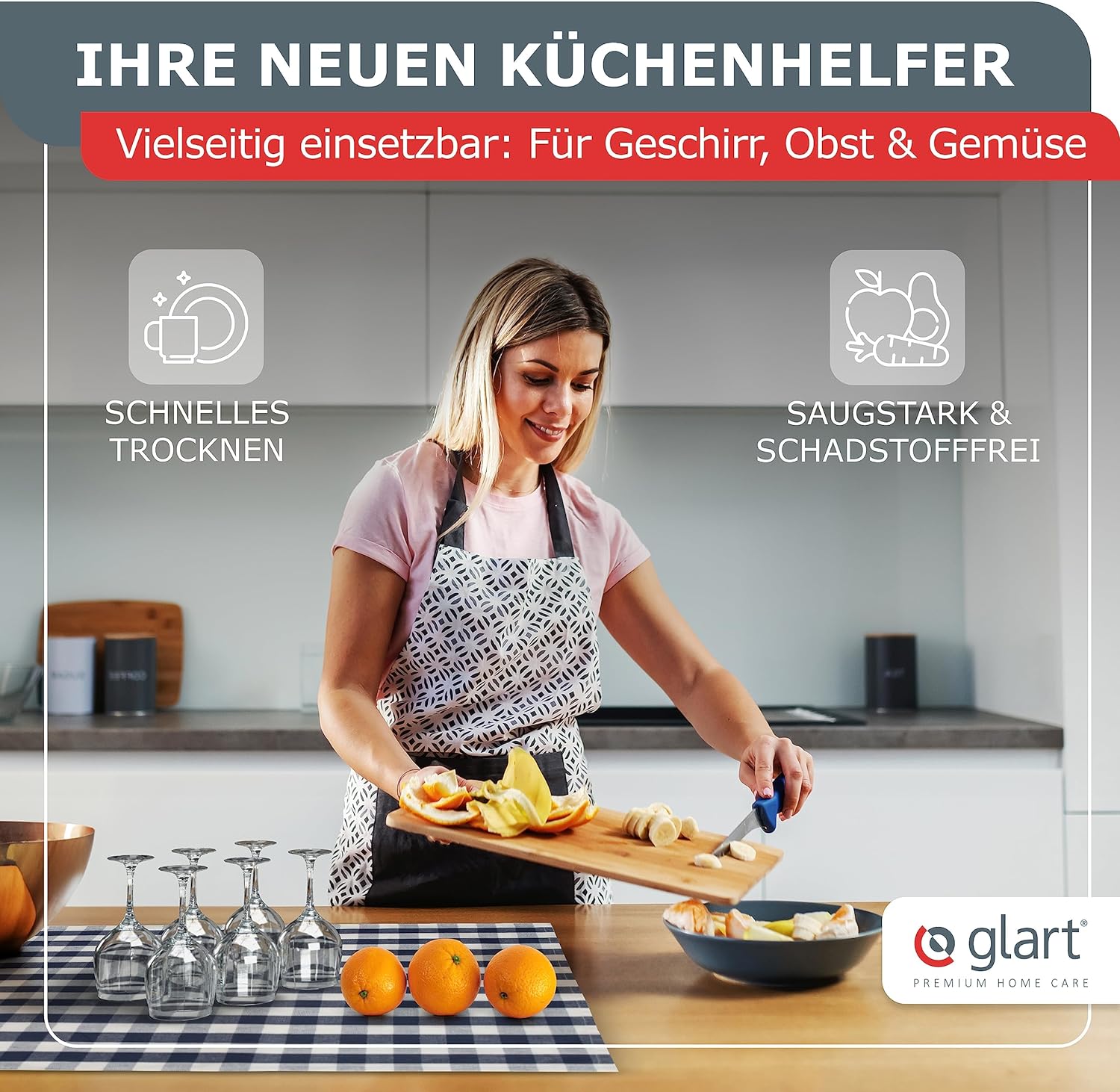 glart-geschirrt-cher-5er-set-50x70-cm-baumwolle-grau-karo image 4