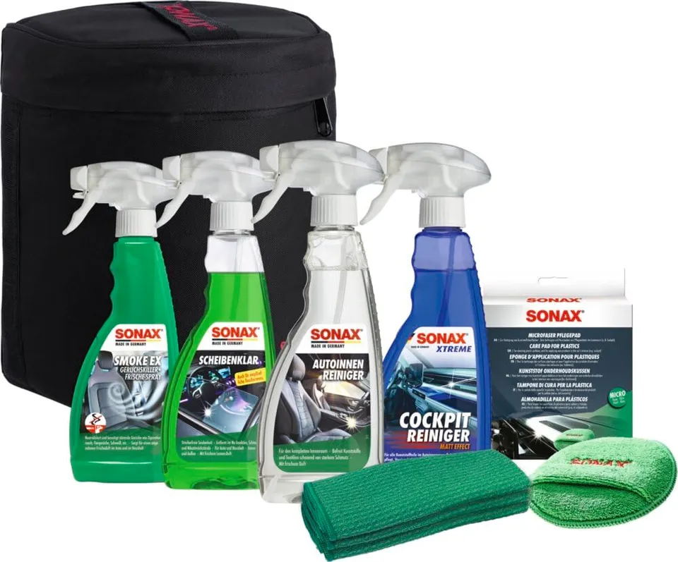 sonax-innenraumpflegeset-autopflegeset-mit-tasche-8-teilig image 1