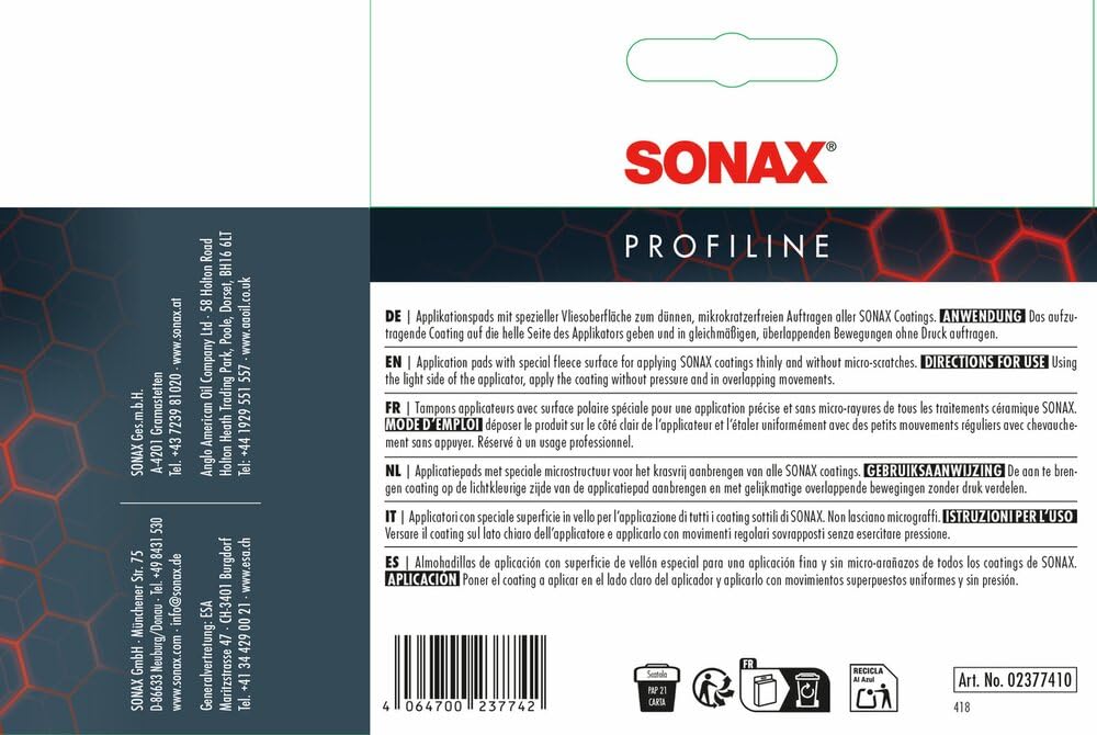 sonax-profiline-coating-applicator-pad-6-st-ck-mikrokratzerfrei image 2