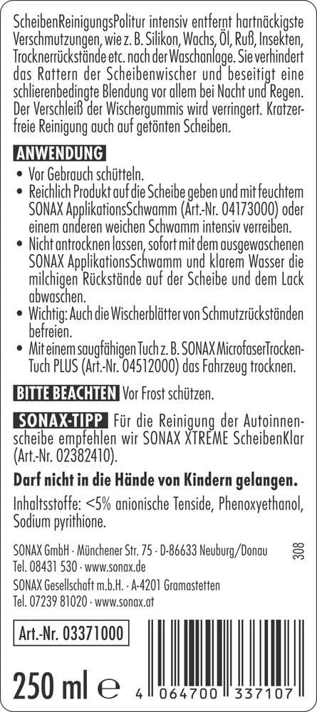 sonax-scheibenreinigungspolitur-glaspolitur-250-ml-intensiv image 2
