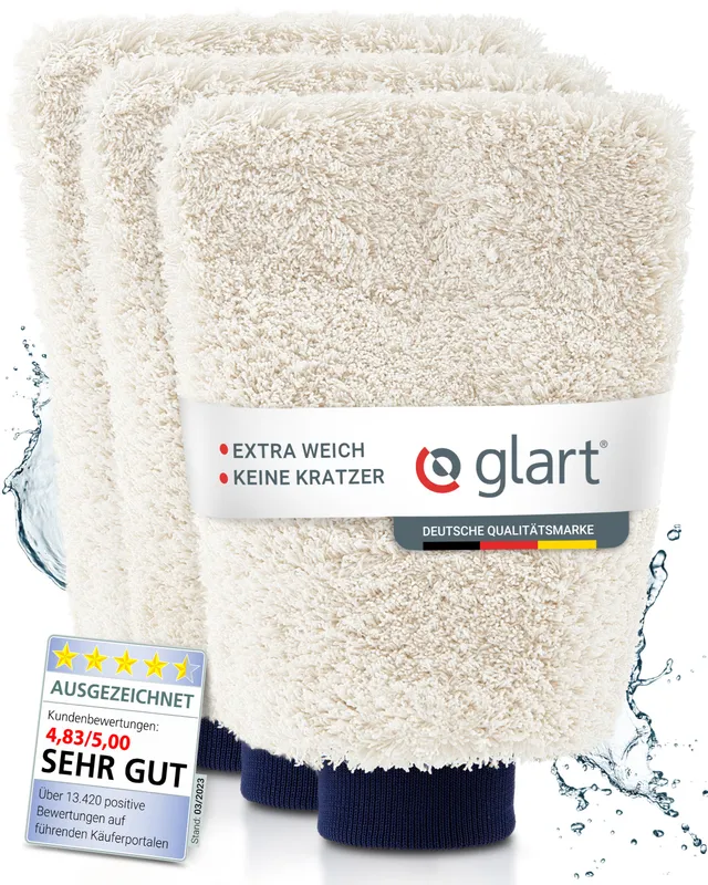 glart-waschhandschuhe-3er-set-mikrofaser-waschhandschuh-kratzfrei image 1