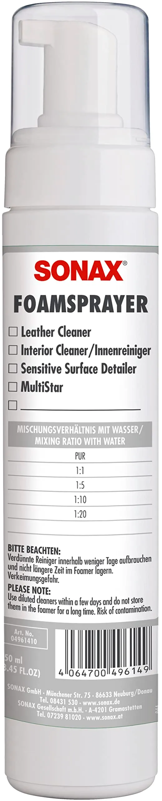 sonax-foamsprayer-schaumspr-her-250-ml-lange-stehender-schaum image 1