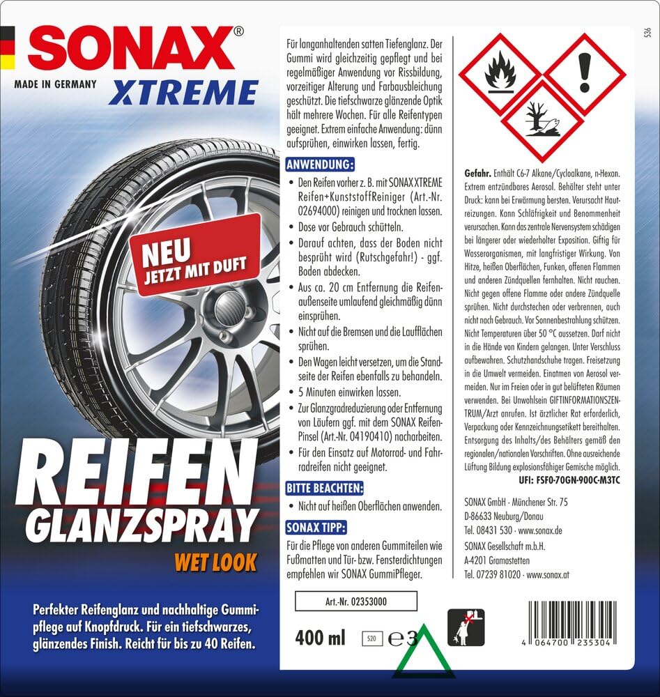 sonax-xtreme-reifenglanzspray-wet-look-400ml-tiefenglanz image 2