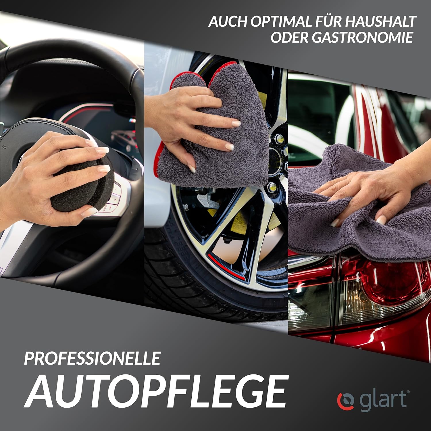 glart-waschset-lackpflege-polierset-3-teilig-40x40-cm-schwarz image 5