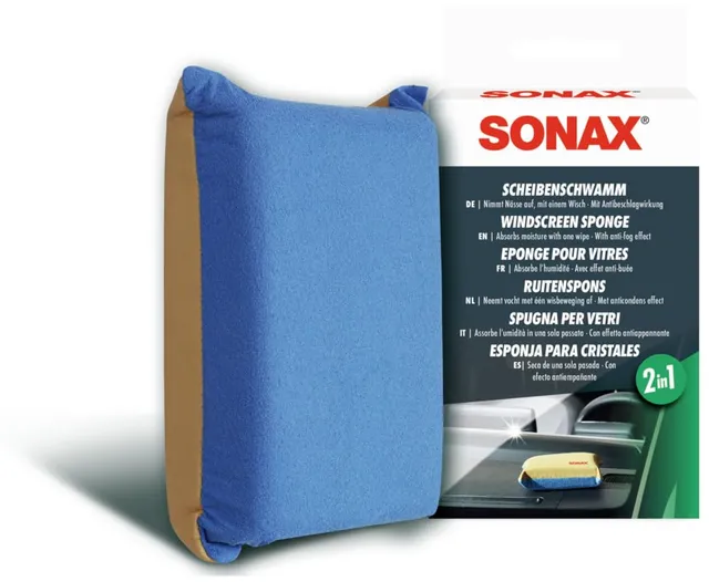 sonax-scheibenschwamm-autoschwamm-1-st-ck-mit-antibeschlag image 1