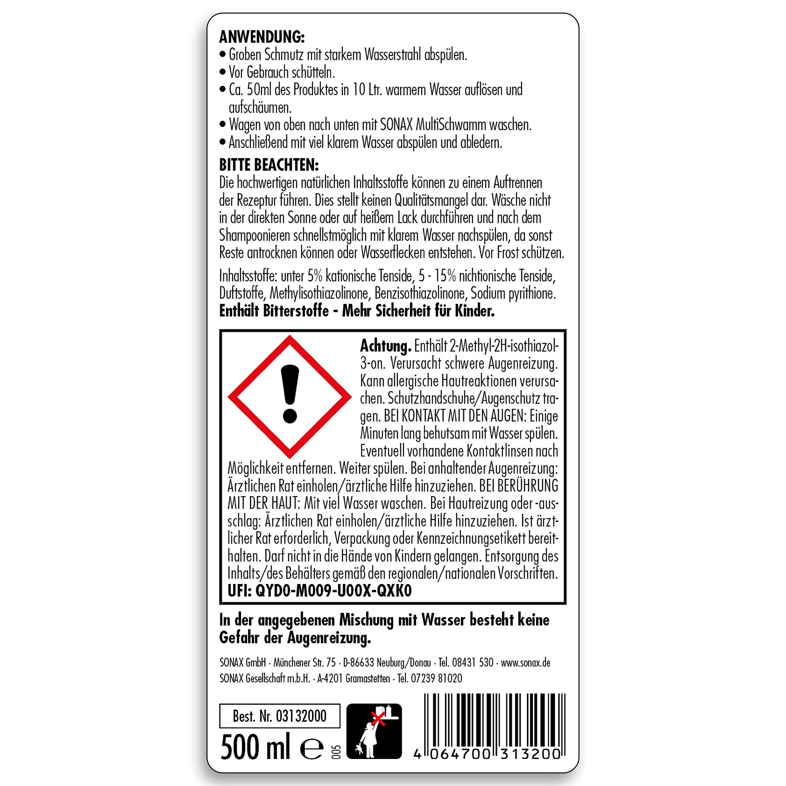 sonax-wasch-wax-autoshampoo-carnauba-500-ml image 2