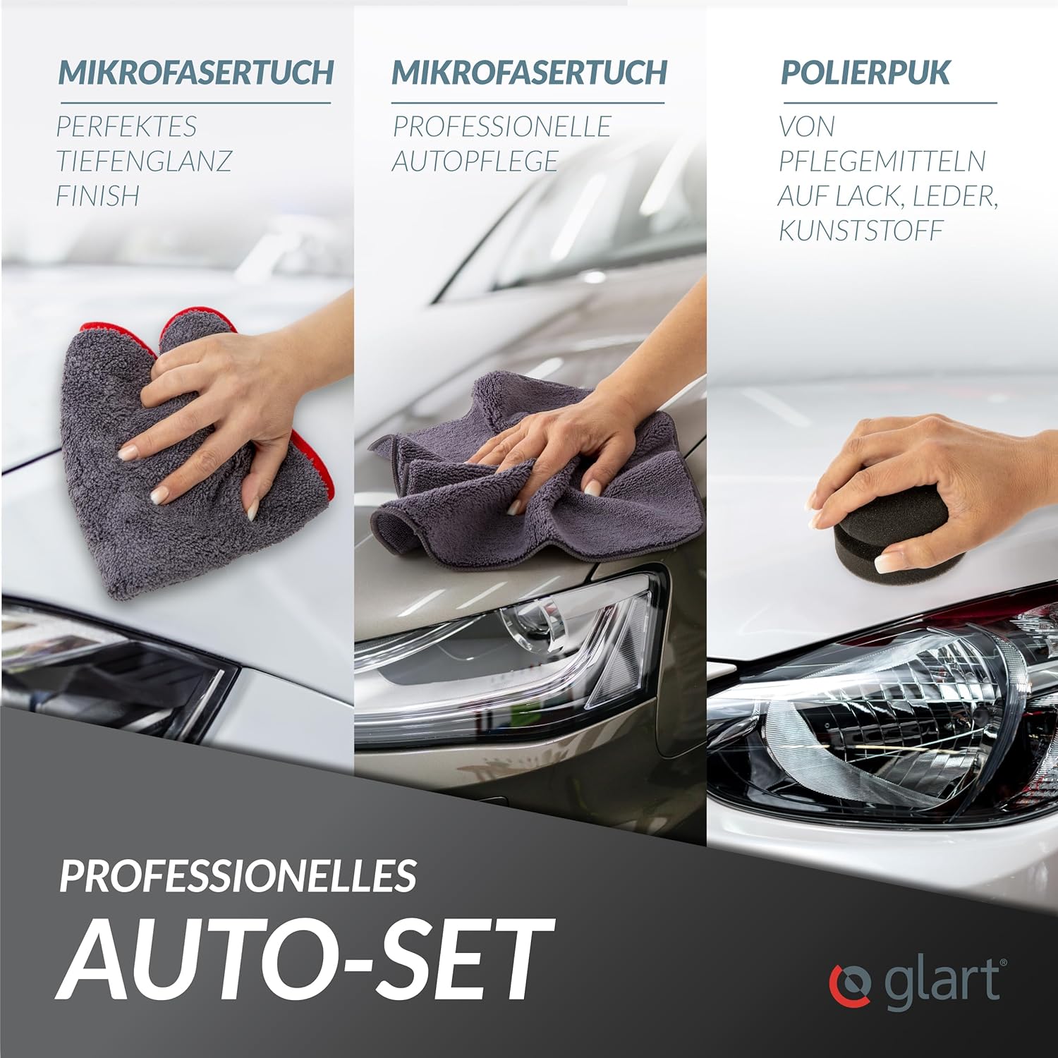 glart-waschset-lackpflege-polierset-3-teilig-40x40-cm-schwarz image 3