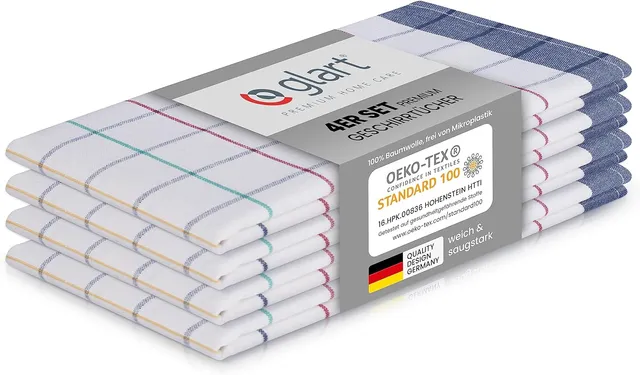 glart-geschirrt-cher-4er-set-70x50-cm-baumwolle-bunt image 1