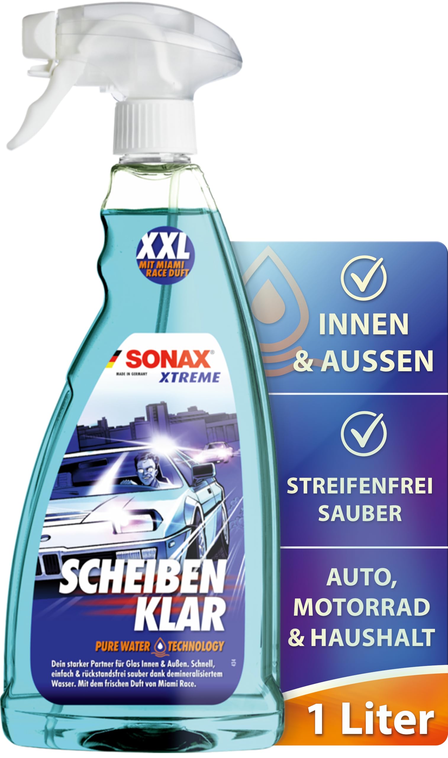 sonax-xtreme-scheibenklar-glasreiniger-1-liter-miami-race image 1