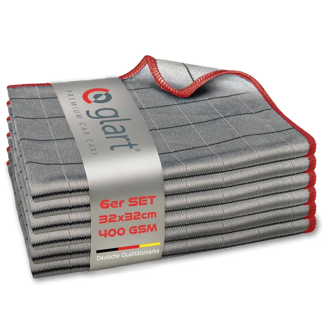 glart-44c6r-carbont-cher-scheibentuch-32x32-6er-streifenfrei image 1
