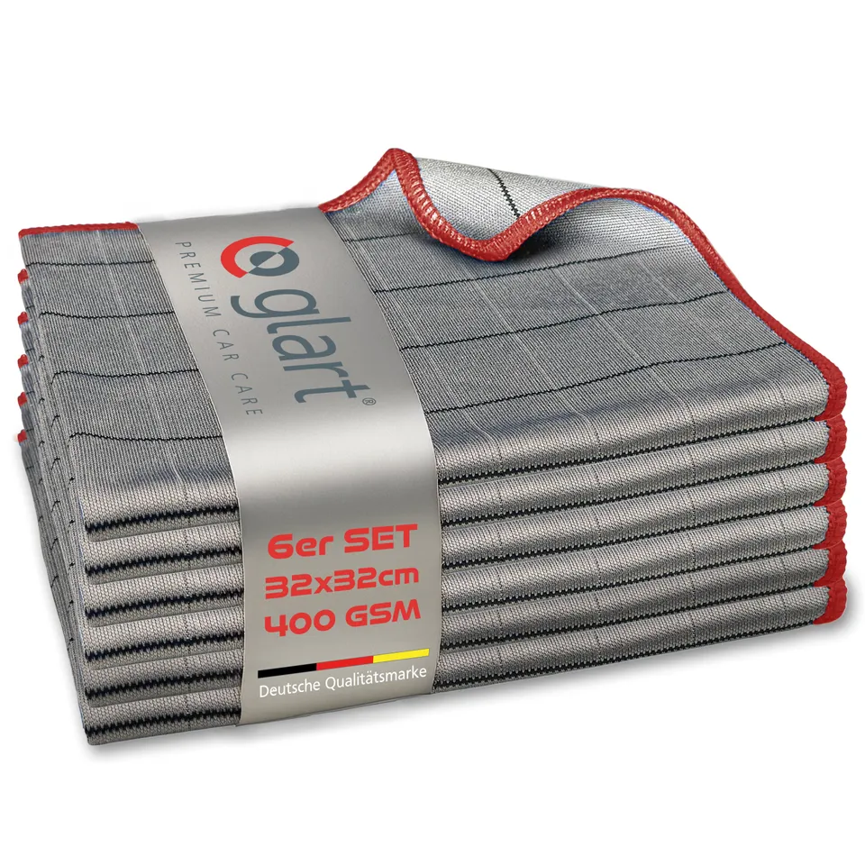 glart-44c6r-carbont-cher-scheibentuch-32x32-6er-streifenfrei image 1