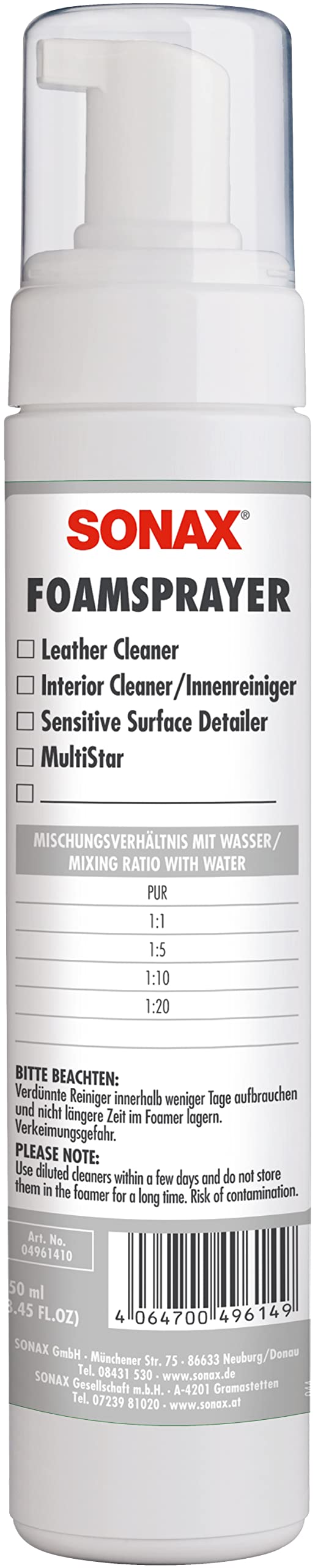 sonax-foamsprayer-schaumspr-her-250-ml-lange-stehender-schaum image 1