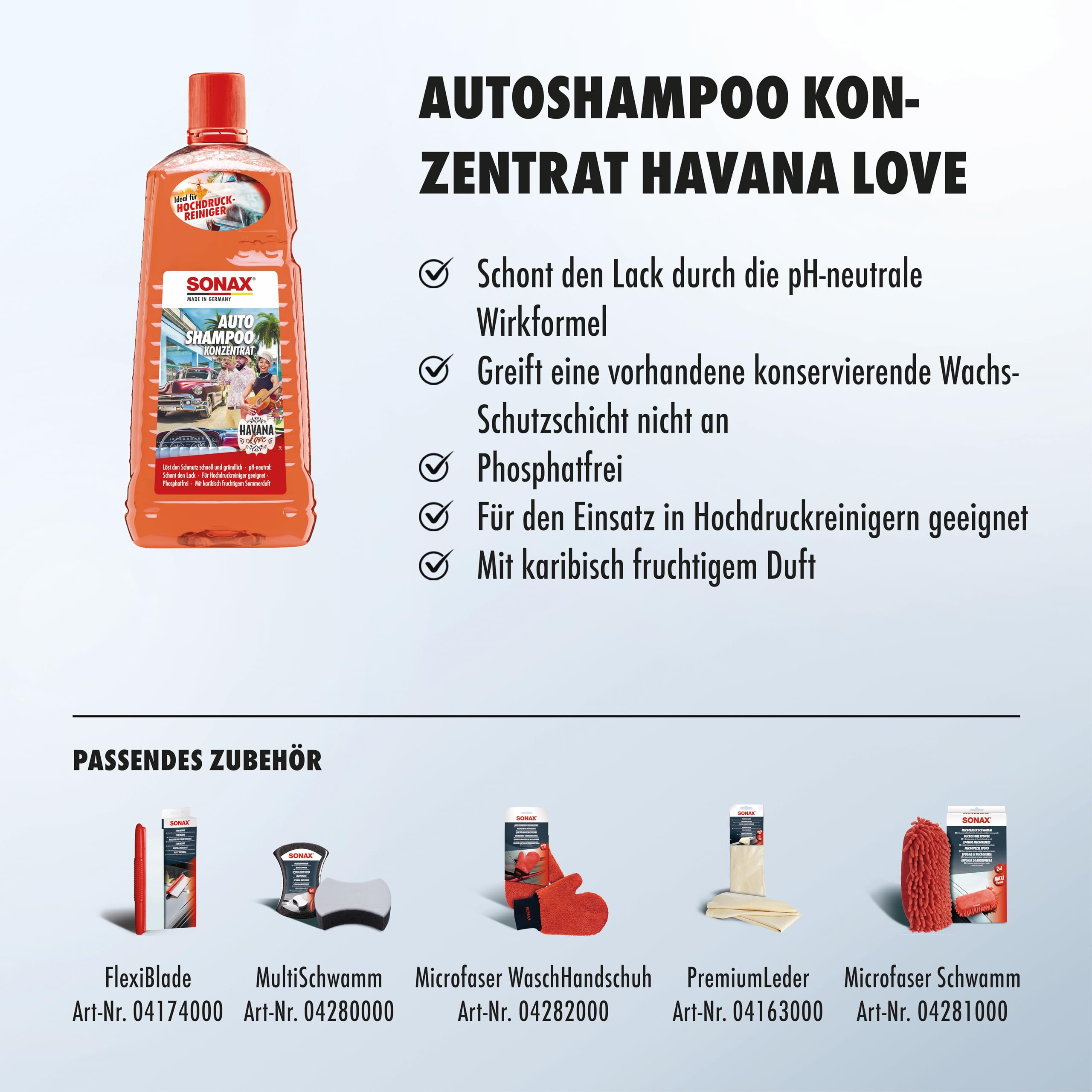 sonax-autoshampoo-konzentrat-havana-love-autoshampoo-2-l-ph-neutral image 3