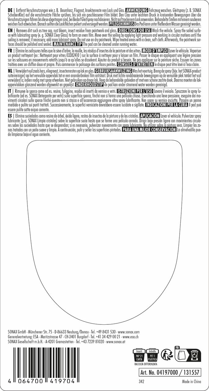 sonax-clay-ball-reinigungsknete-1-st-ck-f-r-lack-glas image 2