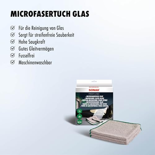sonax-microfasertuch-glas-3-st-ck-streifenfrei-waffelstruktur image 8
