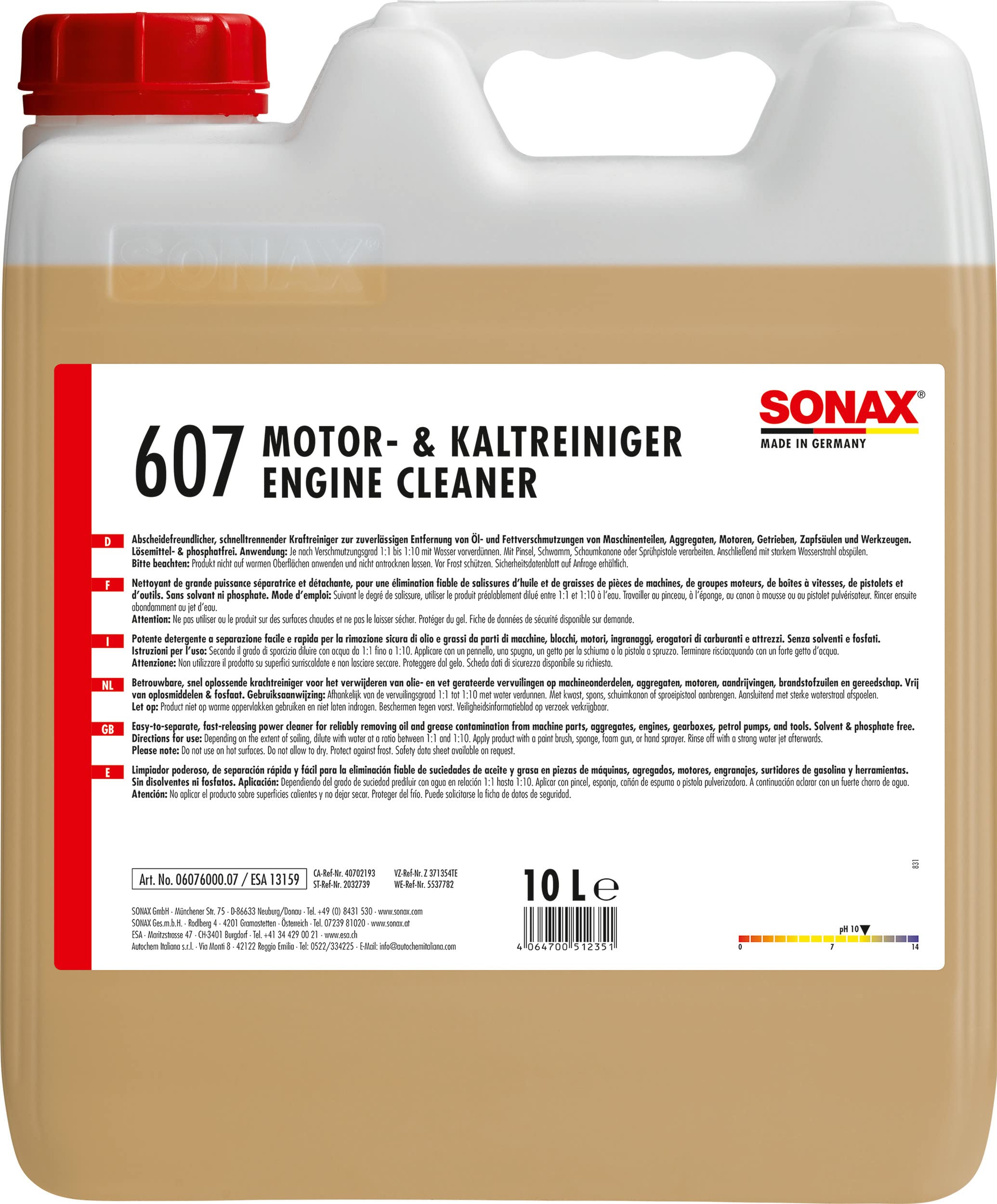 sonax-motor-kaltreiniger-motorreiniger-10-liter image 1