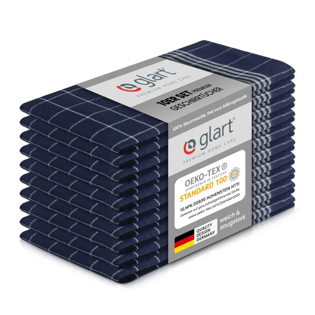 glart-geschirrt-cher-10er-set-50x70-geschirrtuch-blau-baumwolle image 1