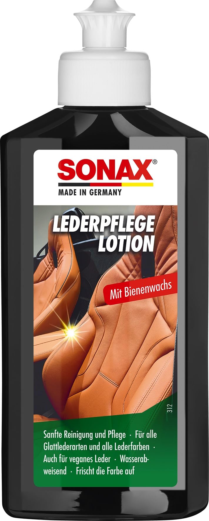 sonax-lederpflegelotion-glattleder-250-ml-single image 1