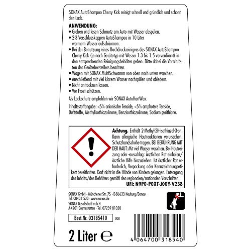 sonax-cherry-kick-autoshampoo-konzentrat-2-liter-ph-neutral image 8