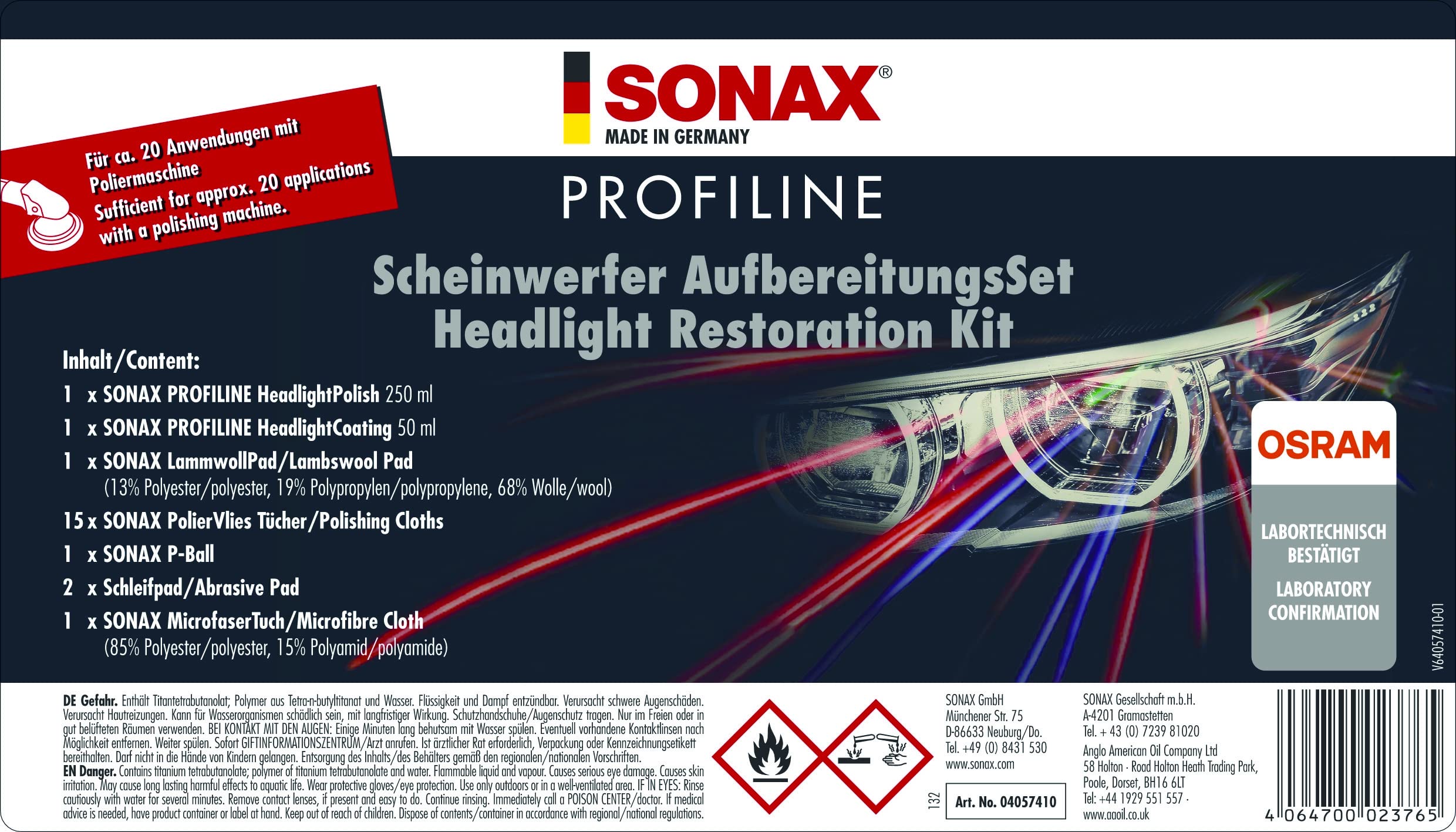 sonax-profiline-04057410-scheinwerferaufbereitungsset-325-ml image 2