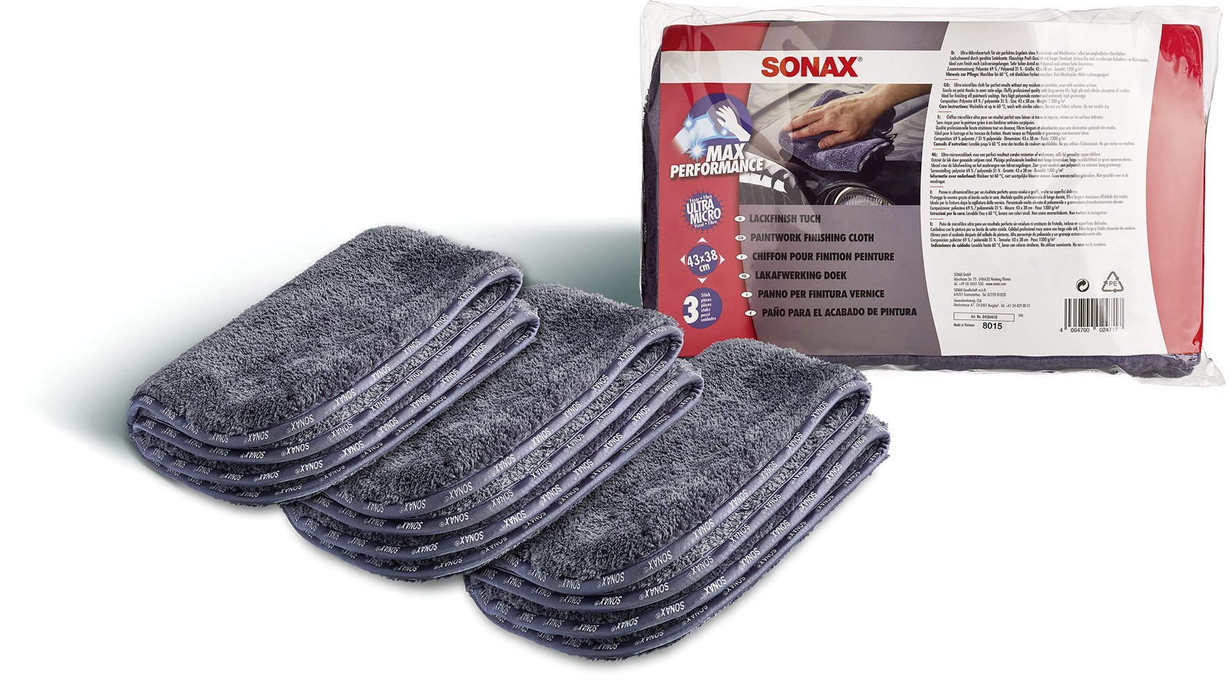 sonax-lackfinishtuch-3-st-ck-mikrofasertuch-lack image 1