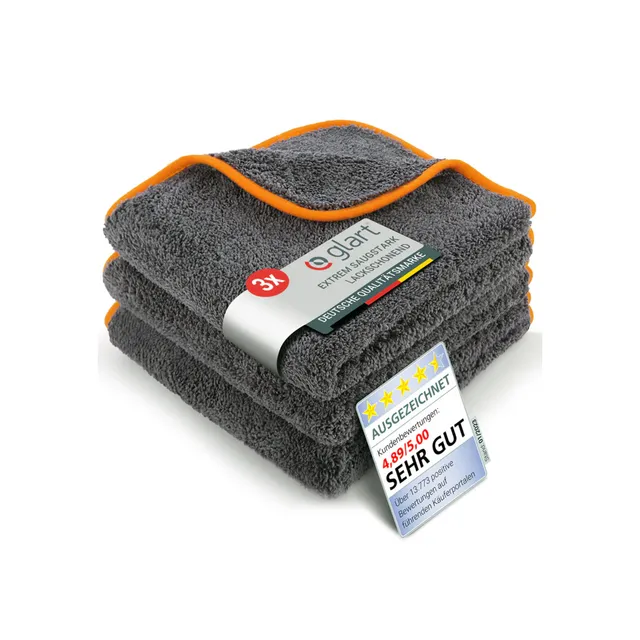 glart-mikrofasert-cher-443tp-40x40-3er-set-600-gsm-fusselfrei image 1