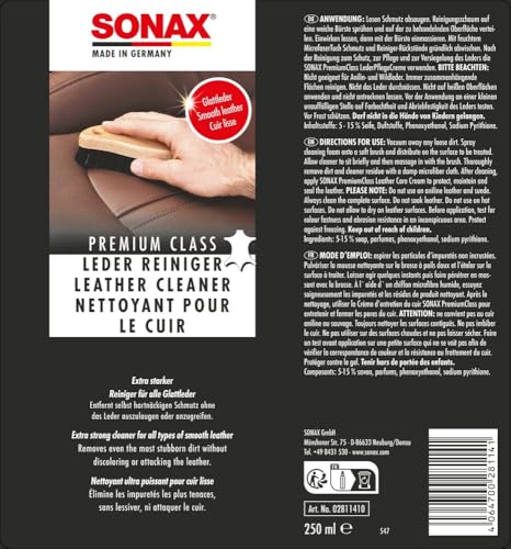 sonax-premium-class-lederreiniger-glattleder-250-ml image 8