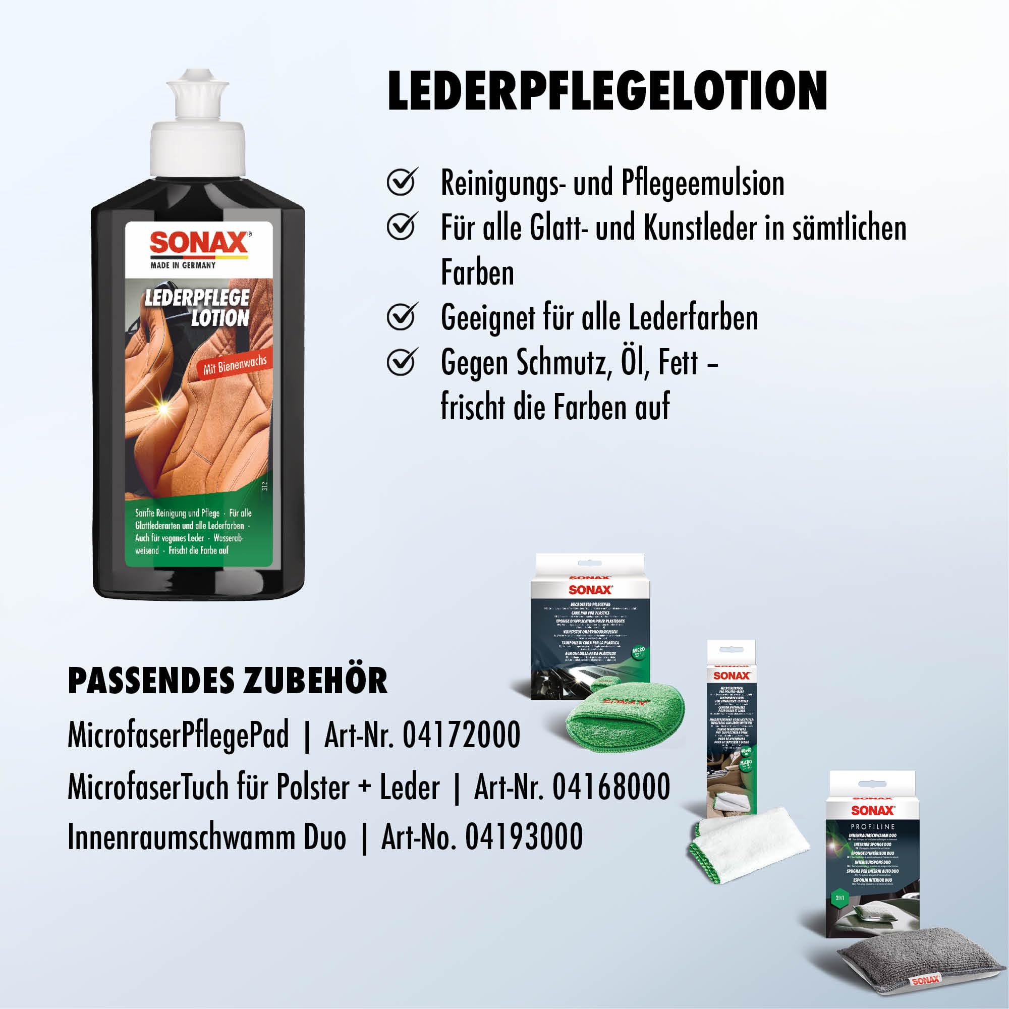 sonax-lederpflegelotion-glattleder-250-ml-single image 3