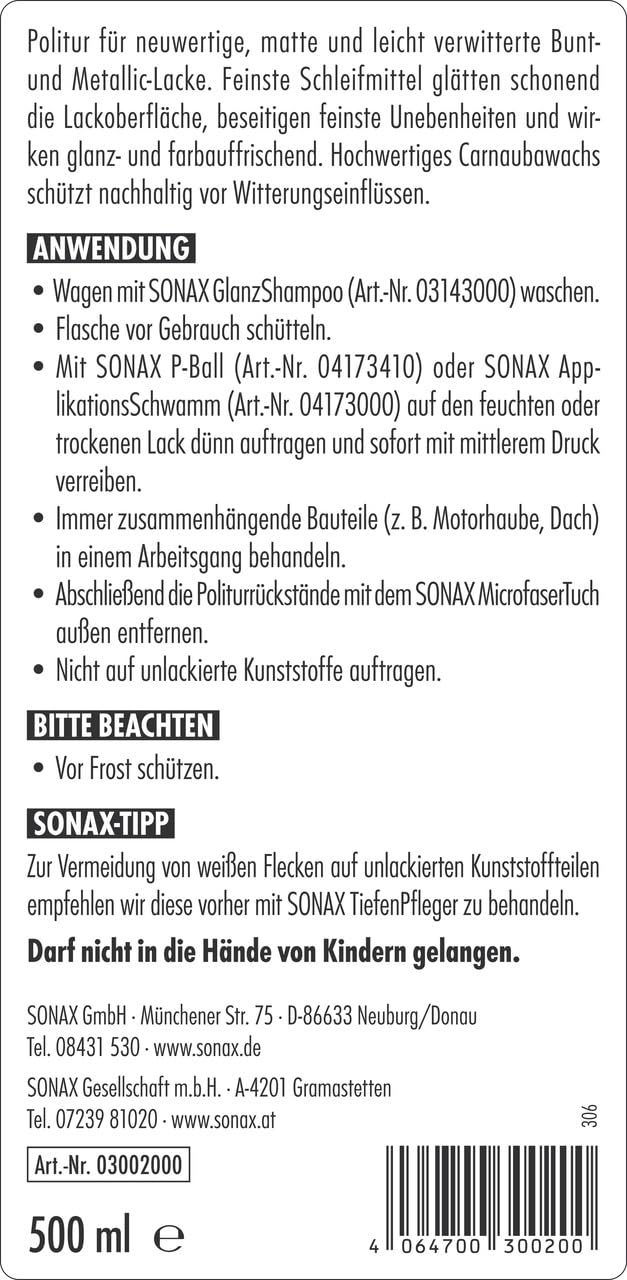 sonax-autopolitur-lackpolitur-500-ml-mit-carnaubawachs image 2