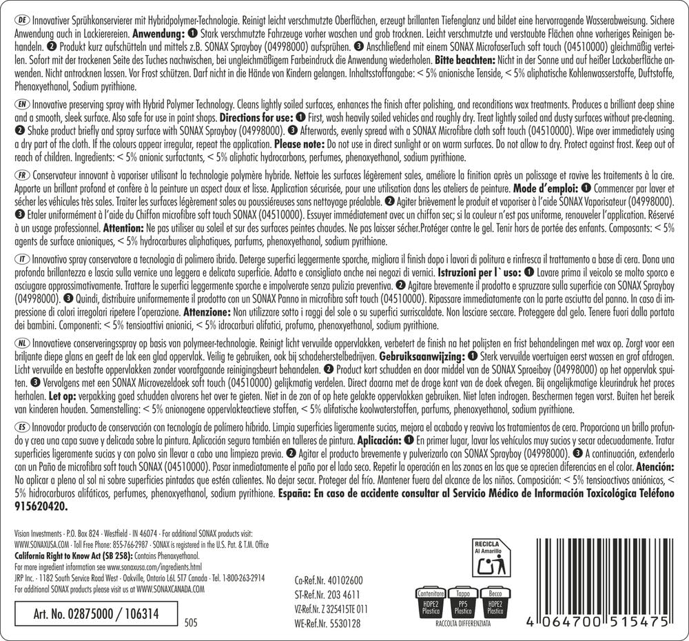 sonax-profiline-brilliantshine-detailer-spr-hversiegelung-5-l image 2
