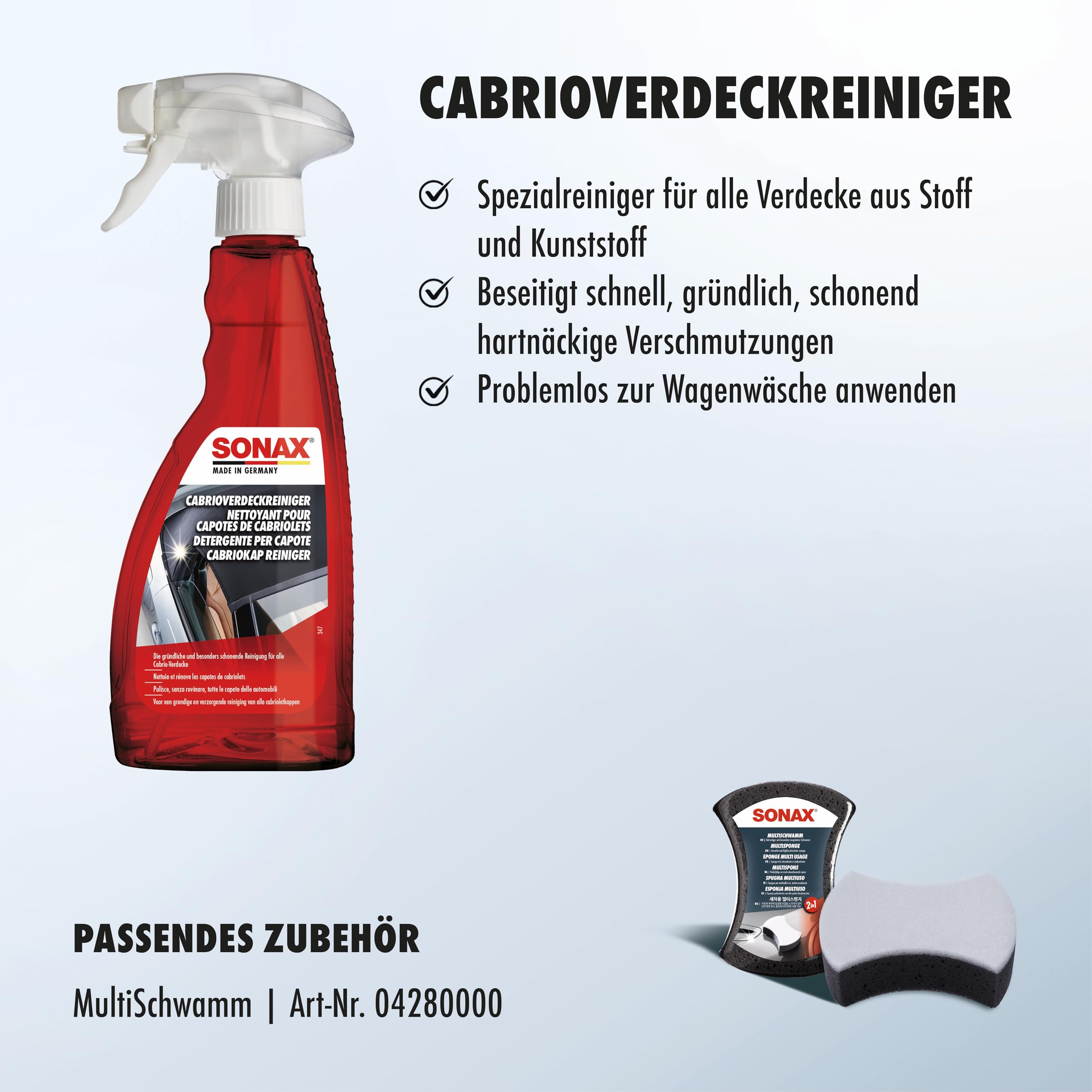 sonax-cabrioverdeckreiniger-500-ml-f-r-stoff-und-kunststoff image 3
