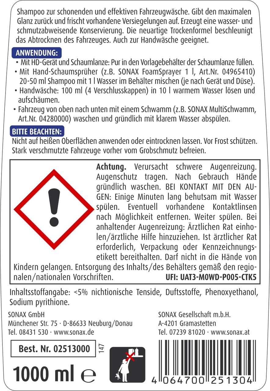 sonax-xtreme-foam-seal-autoshampoo-1-liter-mit-versiegelung image 2