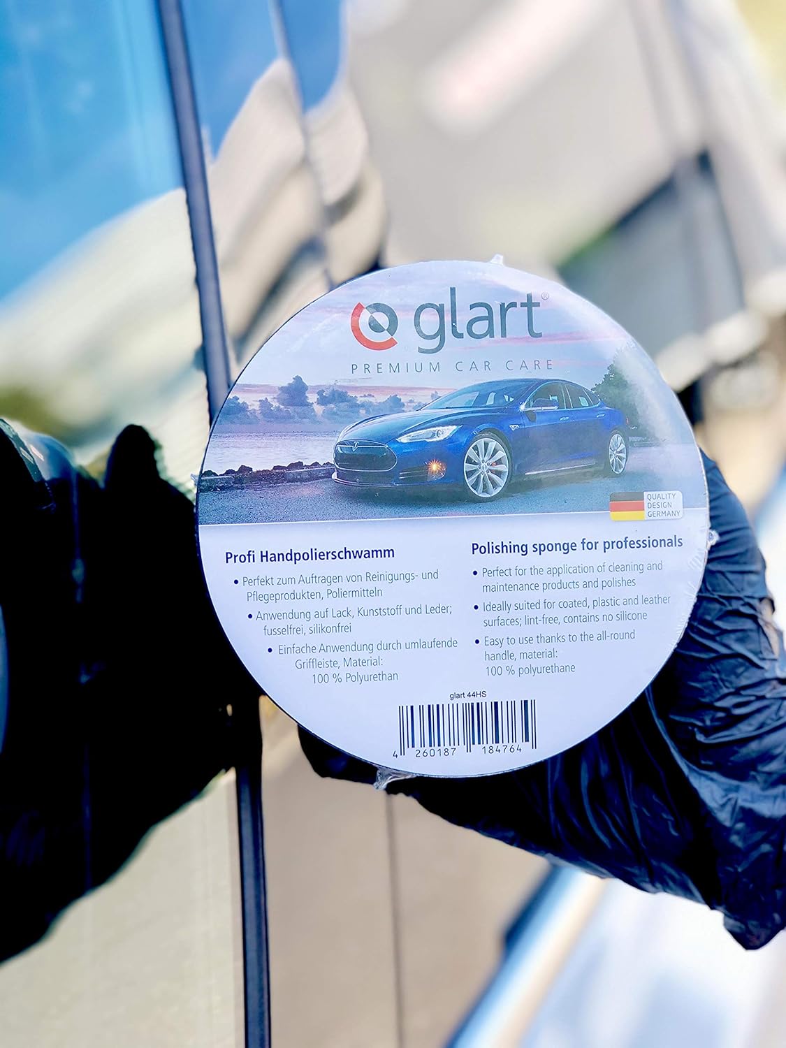 glart-44hs-handpolierschwamm-130-mm-polierpad-mit-griffliste image 2