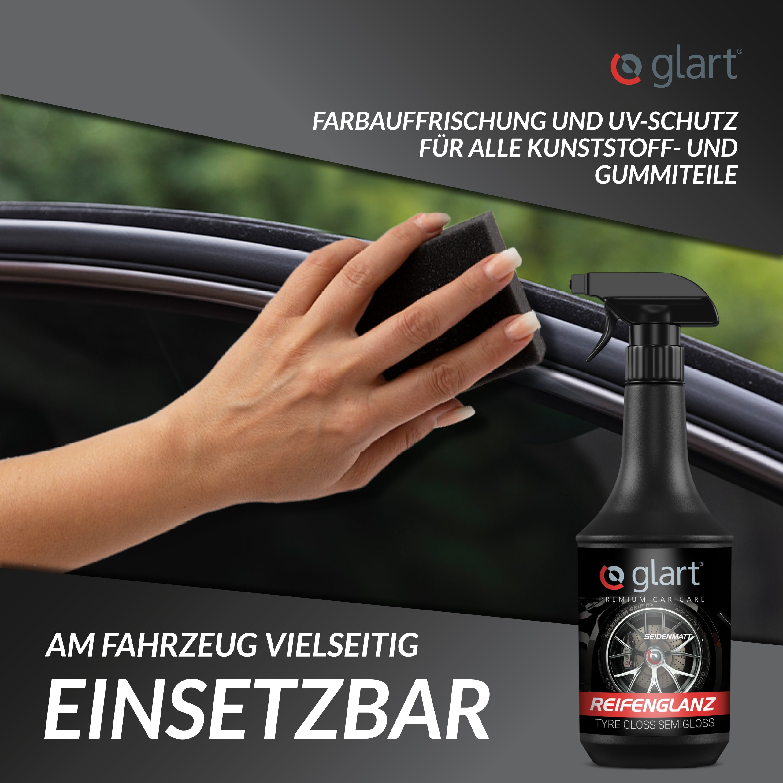 glart-451rk-reifenglanzspray-1000-ml-mit-schwamm-seidenmatt image 6