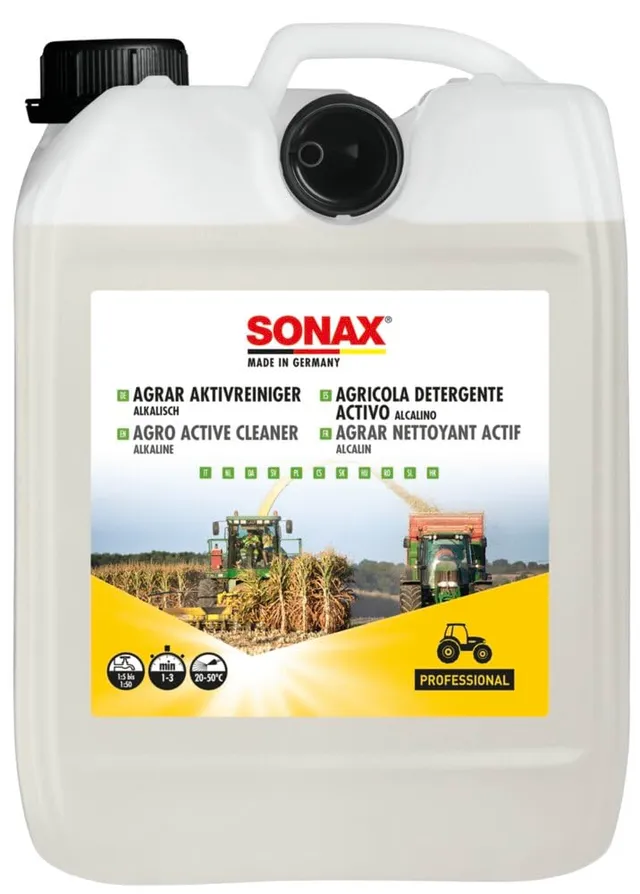 sonax-agrar-aktivreiniger-alkalisch-reiniger-5-l-konzentrat image 1